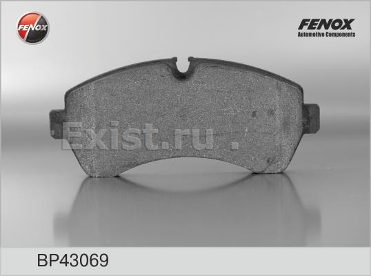 Колодки тормозные передние дисковые MB Sprinter/VW Crafterс 20 г 907 куз FENOX BP43069