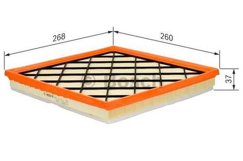Фильтр воздушный Chevrolet Cruze/Opel Astra 1.4i-1.6i/1.3-2.0CDTi 09> BOSCH F026400217