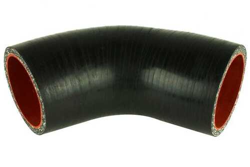 Патрубок от металл. трубки к интеркулеру левый короткий резиновый Ducato 2.3 JTD RUS FAST FT61801