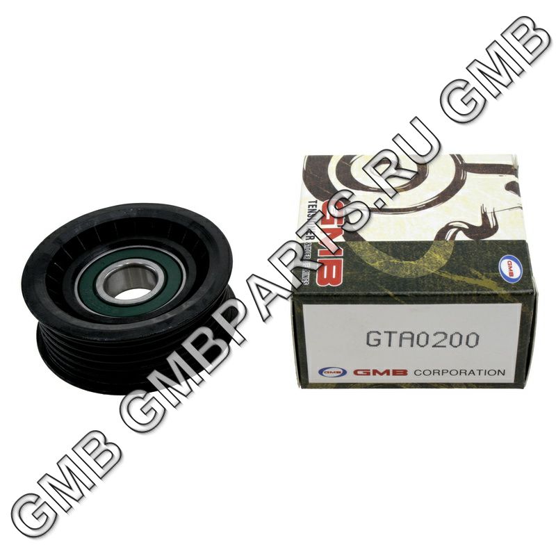 Ролик (обводной) натяжителя ремня приводного Transit 2.0i/2.0TDCi 00> GMB GTA0200