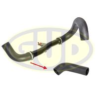 Патрубок (шланг) интеркулера левый верхняя часть Ducato (250) 2014- 2.3JTD G.U.D GTH014814