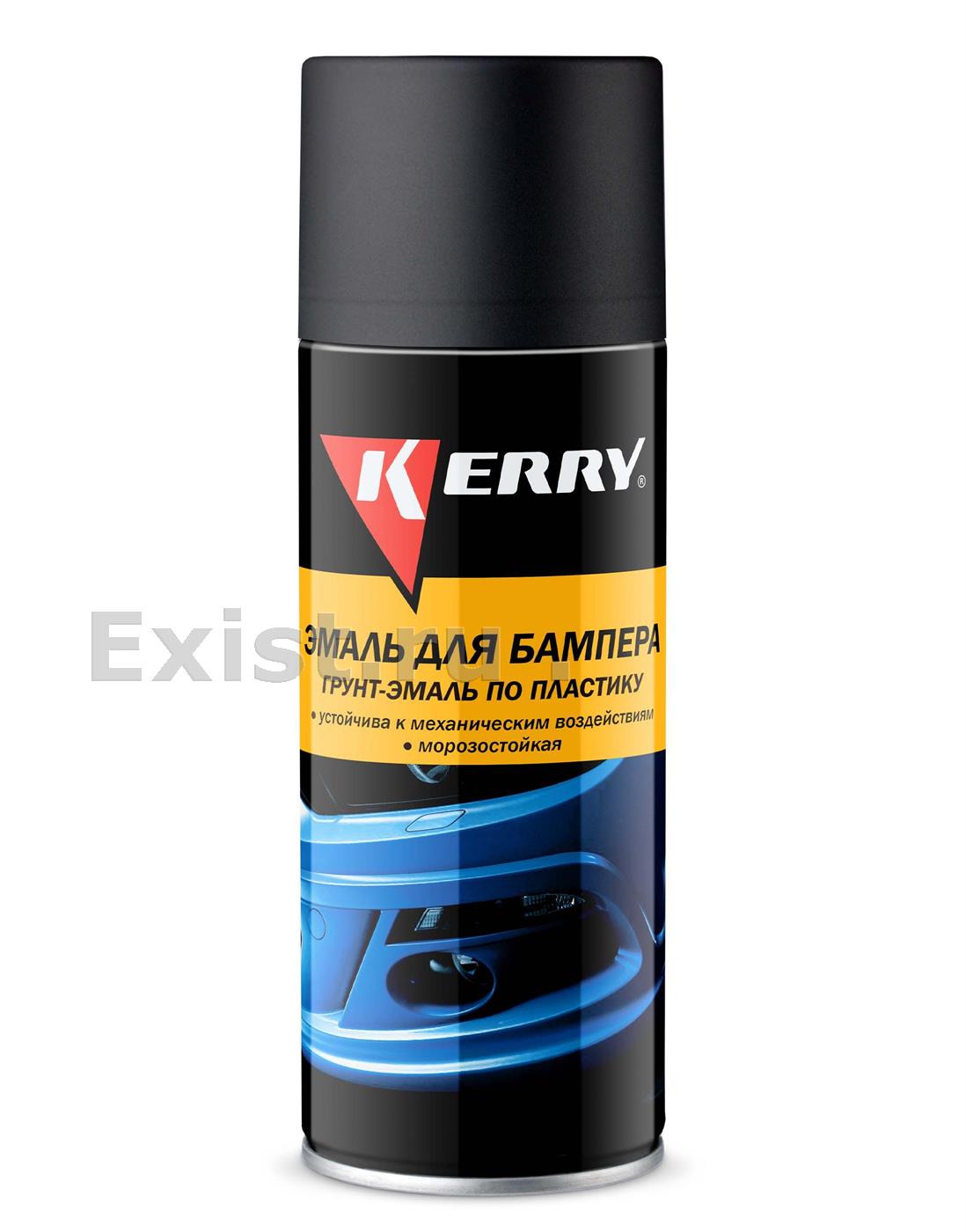 Эмаль для бампера (черная) (аэрозоль) 520 мл KERRY KR9612