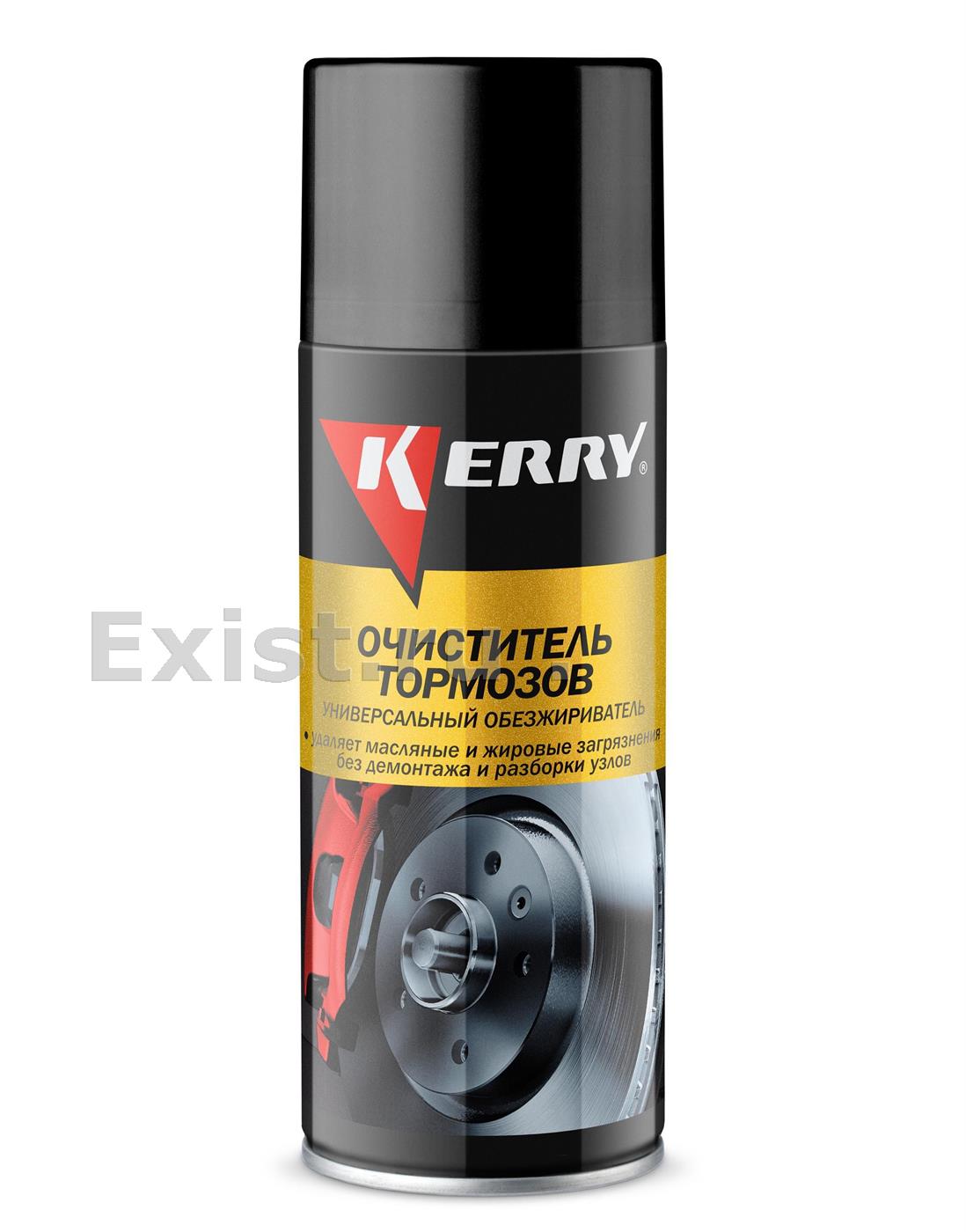 Очиститель деталей тормозов и сцепления, универсальный обезжириватель, аэрозоль, 520 мл KERRY KR965