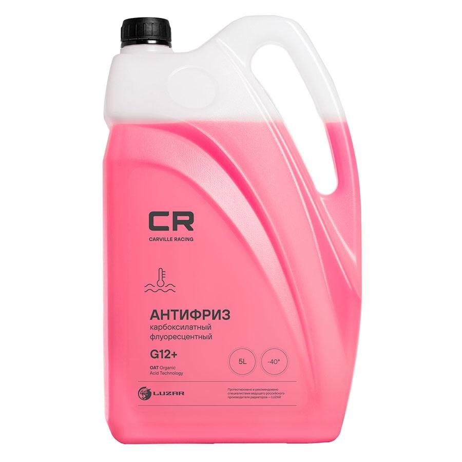 Антифриз G12 , красн, готовый CR карбоксилатный флуор. -40С, OAT, 5л/5.37кг CARVILLE RACING L2018208
