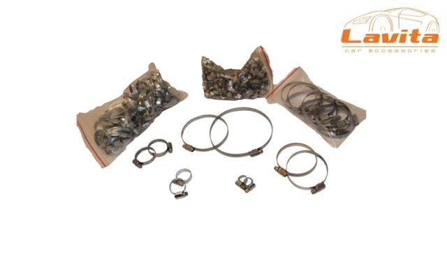 Хомут червячный 16-27 оц. (LAVITA) LA151627