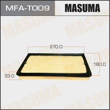 Фильтр воздушный Lexus LS/RX 06>/Rav 4 2.5 12-/Camry (12-) MASUMA MFAT009