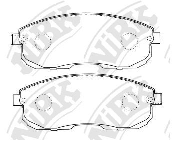 Колодки тормозные передние дисковые Nissan Maxima 2.0/3.0i & 24V 89>/200SX 1.8T 91-93 NIBK PN2474