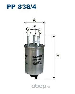 Фильтр топливный Focus 1.8TDCi 1>/Mondeo 2.0TDCi 01>Transit/HYUNDAI Terracan/KIA Carnival FILTRON PP8384