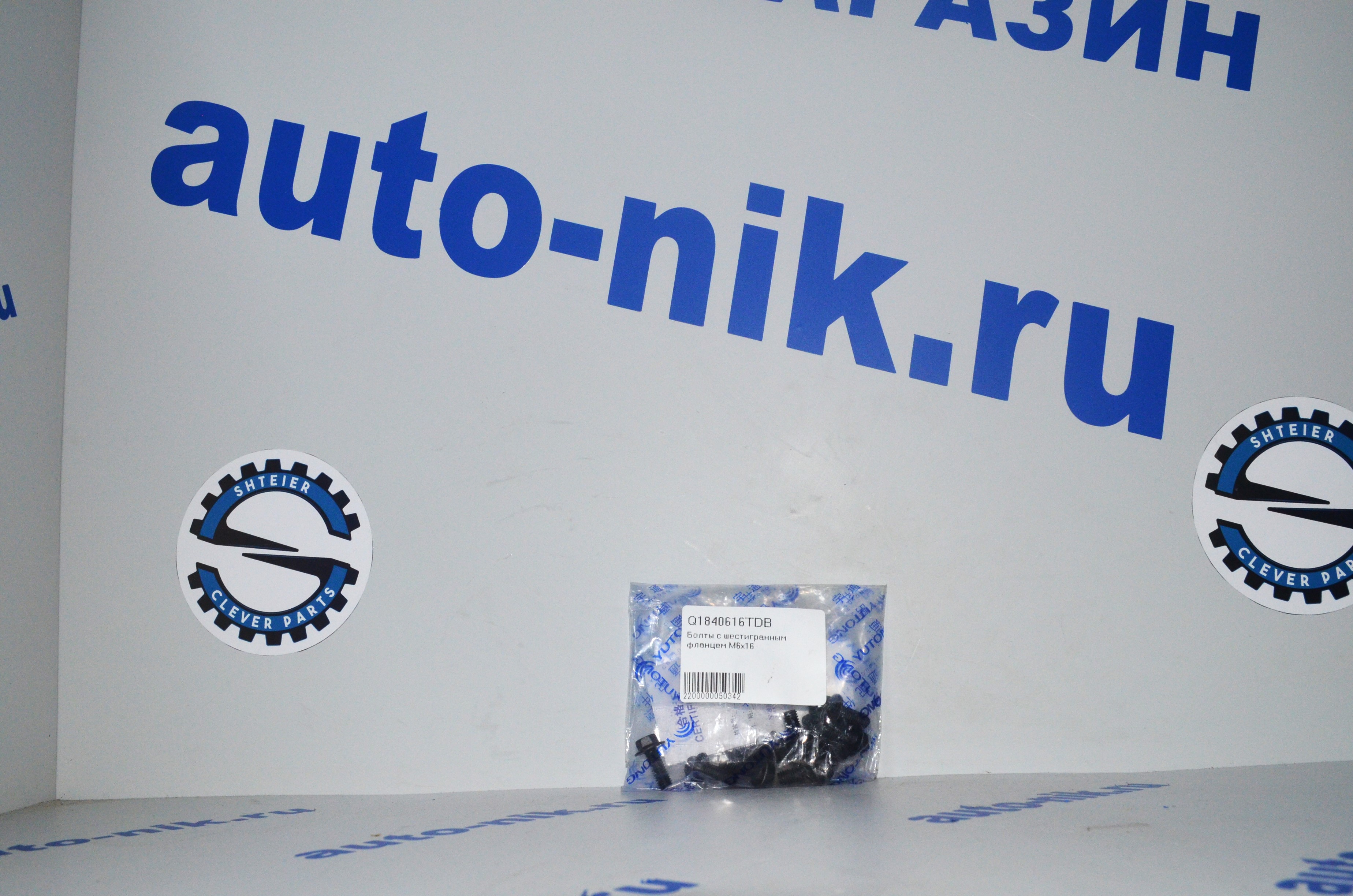 Болты тормозного диска с шестигранным фланцем М6х16 Yutong ZK6128HN Q1840616TDB