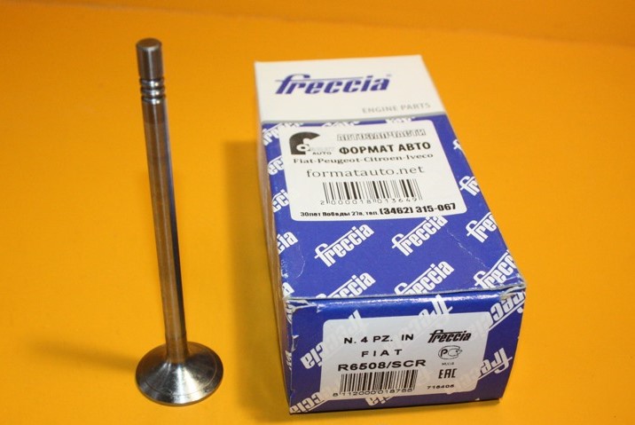 Клапан ГБЦ впускной E4/Е5 (122.3x6.94x29.8) Transit 2.2/2.4/Jumper/Boxer 3 06- FRECCIA R6508SCR