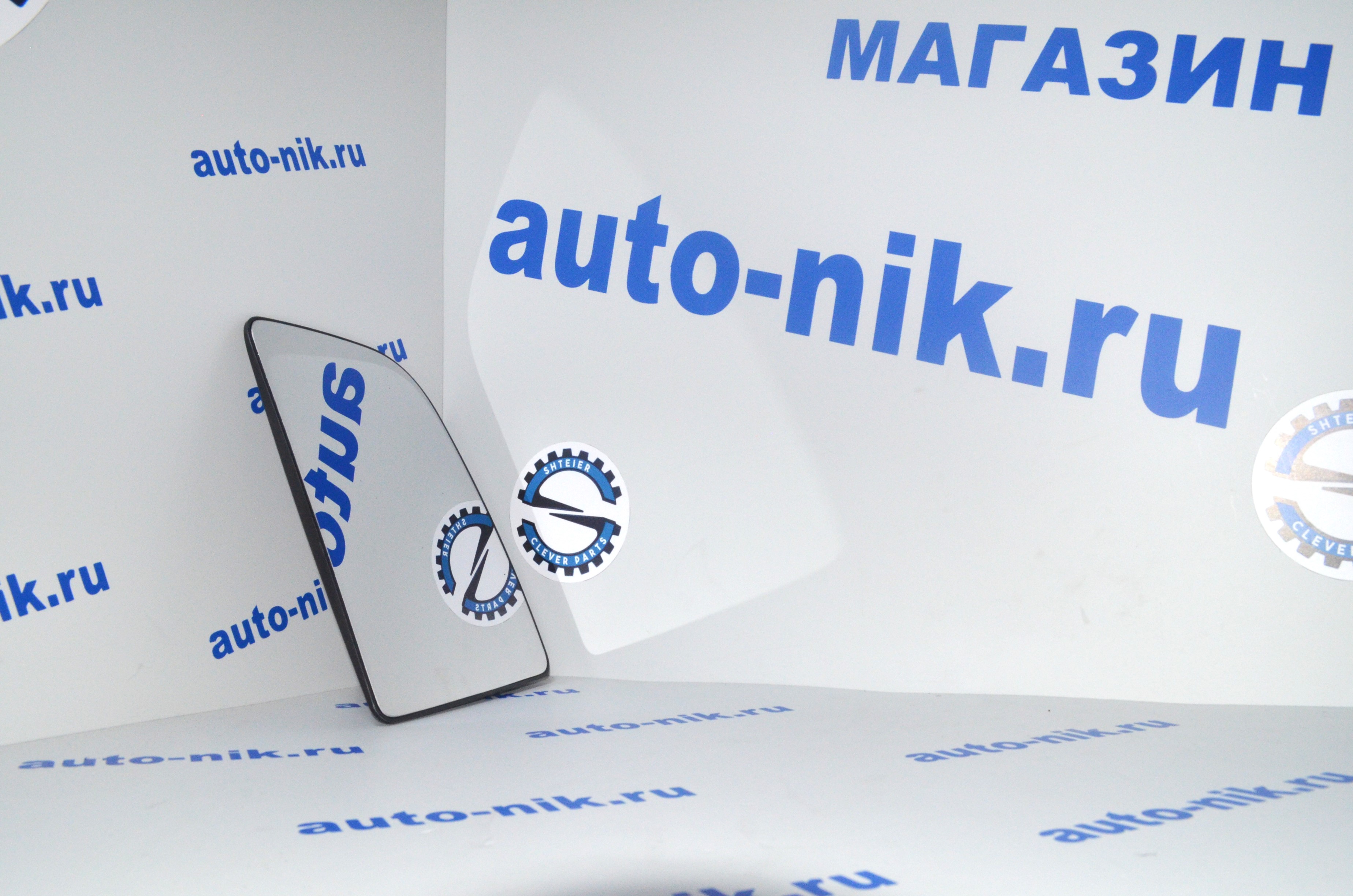 Стекло зеркала правое верхнее (с подогревом) MB Sprinter 06>/VW Crafter 06> SHTEIER SHT 0119-04-016