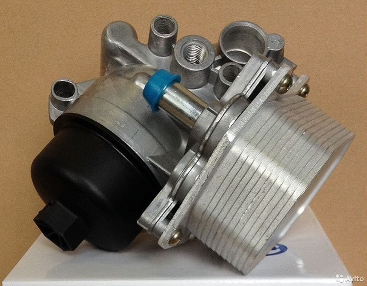 Радиатор масляный c железным фильтром Е4/Е5 Transit 2.2(передний привод)/Boxer/Jumper 06> VAP VFD1704048