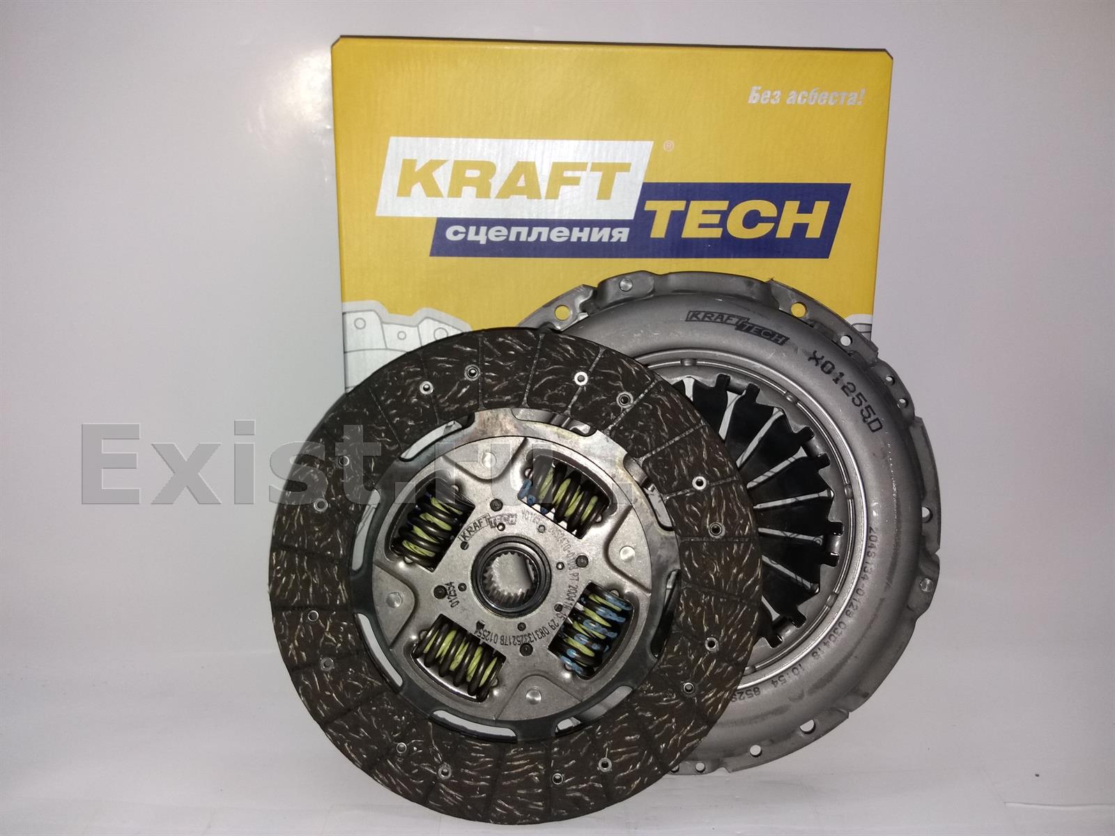 Сцепление комплект D=254 23 зуб Ducato Rus 244 2.3JTD (3х вальная КПП) KRAFTTECH W01255D9