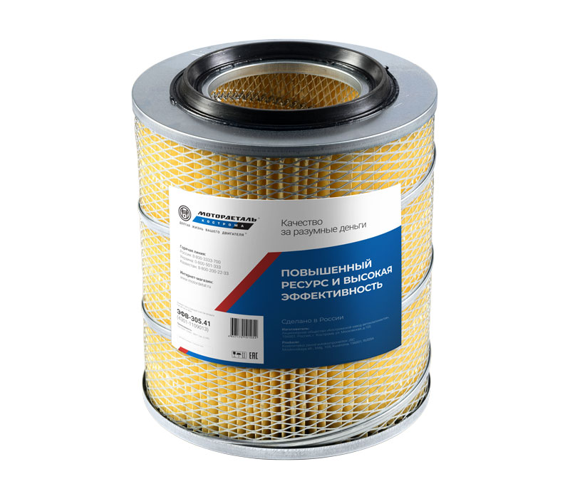 Фильтр воздушный с железной сеткой ПАЗ дв. 245 ГАЗ-3310/3309  МОТОРДЕТАЛЬ ЭФВ30541